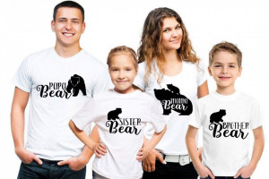 Set Printat Family Bear