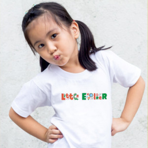 Tricou printat Little explorer