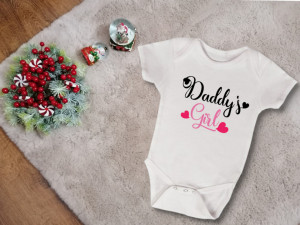 Body Bebe Personalizat Daddy Girl