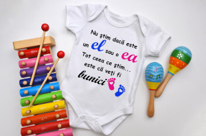 Body Bebe Personalizat Anunt nastere pentru bunici