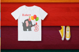 Tricou Aniversar elefantel