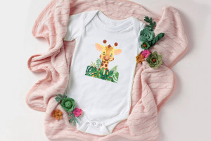 Body Bebe Personalizat Girafa 2