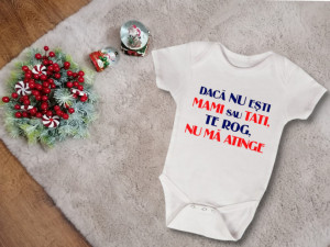 Body Bebe Personalizat Te rog Nu