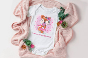 Body Bebe Personalizat Cea mai draguta fetita