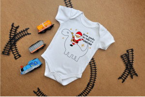Body Bebe Personalizat Dinosaur