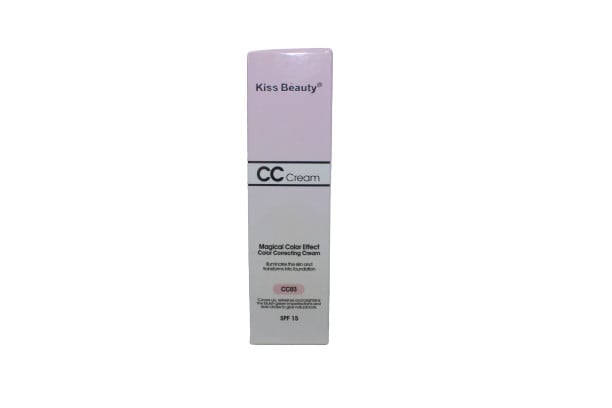 Crema corectoare iluminatoare, Kiss Beauty, CC Cream, CC03, 40 ml - 1 | YEO