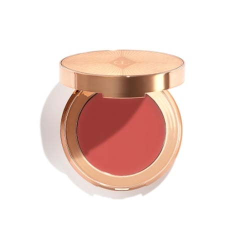 Fard de Obraz Cremos, Charlotte Tilbury, Island Glow Blush Tint, Beach Peach Glow, 2.5 g - 3 | YEO