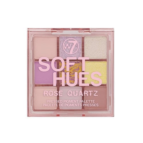 Fard de pleoape, W7, Soft Hues, Rose Quartz, 9 nuante - 1 | YEO