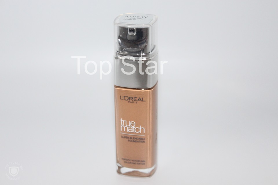 Fond de ten culoare inchisa Loreal True Match 8D/8W Golden Cappuccino - 2 | YEO
