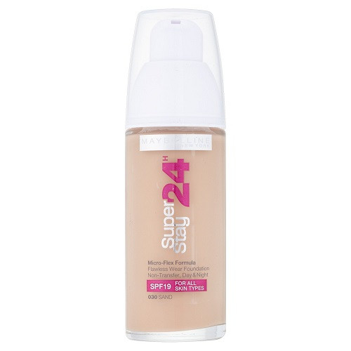 Fond de ten, Maybelline, Superstay 24 H Micro-Flex, 030 Sable Sand, 30 ml - 2 | YEO