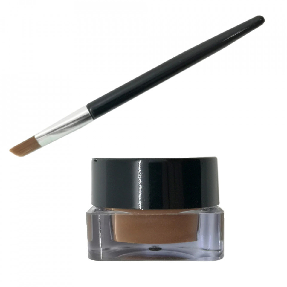 Gel sprancene Ushas Waterproof Eyebrow Gel, 02 Dark Brown - 1 | YEO