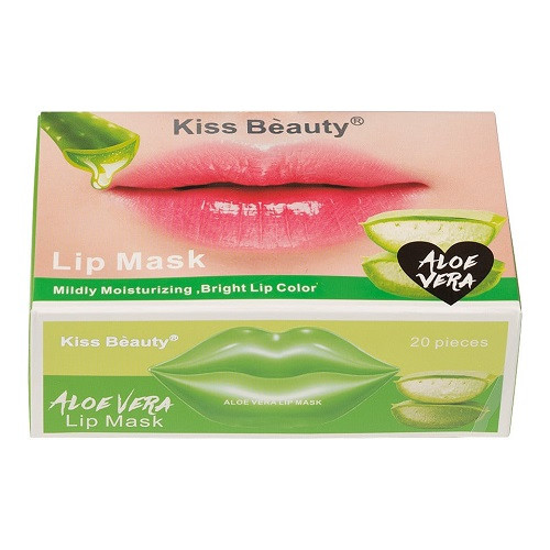 Masca pentru buze, Kiss Beauty, Lip Mask, Aloe Vera, 20 bucati - 1 | YEO