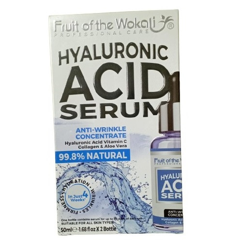 Pachet 2 Seruri Tratament Fata, Wokali, cu Acid Hyaluronic, Vitamina C, Collagen si Aloe Vera, 2 x 50 ml - 1 | YEO