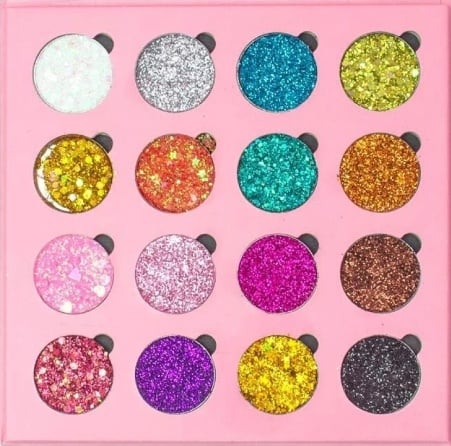 Paleta 16 Farduri Glitter, Fabbla, Party Glitter Palette - 1 | YEO