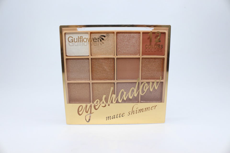 Paleta farduri de ochi, Gulflower, Eyeshadow Matte Shimmer, 12 culori, 02 - 2 | YEO