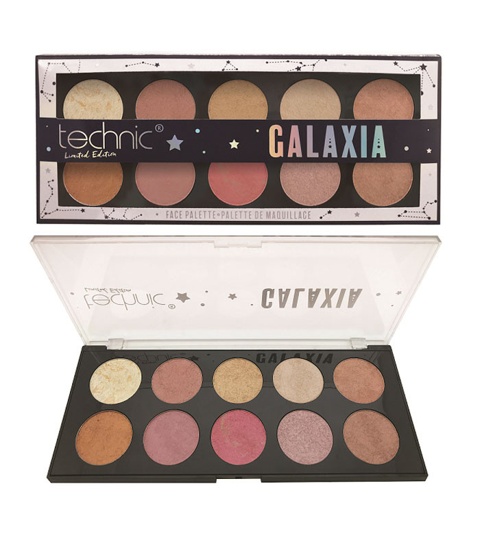 Paleta pudre iluminatoare Technic Galaxia Face Palette Limited Edition - 1 | YEO