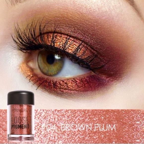 Pigment fard de ochi Focallure Eyes Loose Pigment 04 Brown Plum