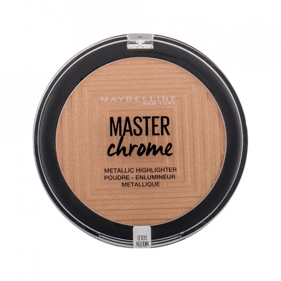 Pudra iluminatoare Maybelline Master Chrome, Nuanta 100 Molten Gold - 2 | YEO