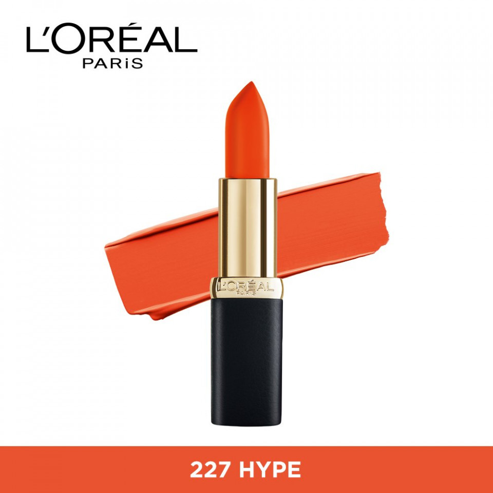 Ruj de buze Loreal Color Riche Matte, Nuanta 227 Hype - 3 | YEO