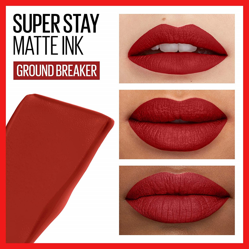 Ruj de buze rezistent la transfer Maybelline Superstay Matte Ink 117 Ground-Breaker - 2 | YEO