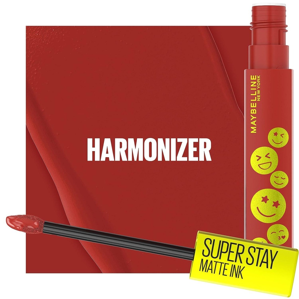 Ruj de buze rezistent la transfer, Maybelline, Superstay Matte Ink, 455 Harmonizer, 5 ml - 1 | YEO