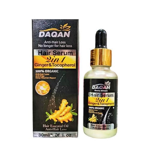 Ser Anticadere Par, Daqan, 100% Organic, cu Ghimbir, 30 ml - 1 | YEO