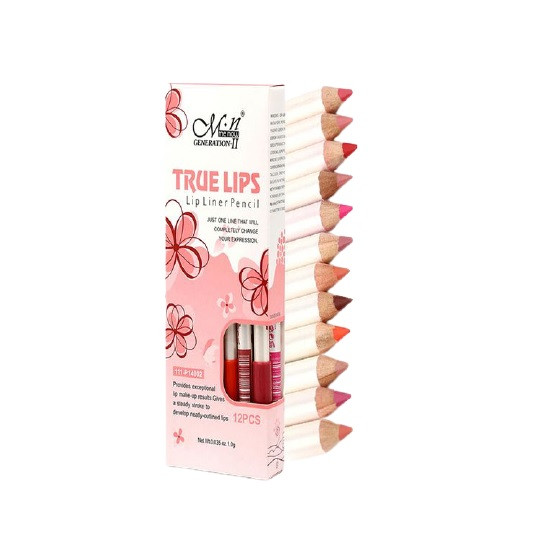 Set 12 creioane de buze Menow, True Lips - 1 | YEO