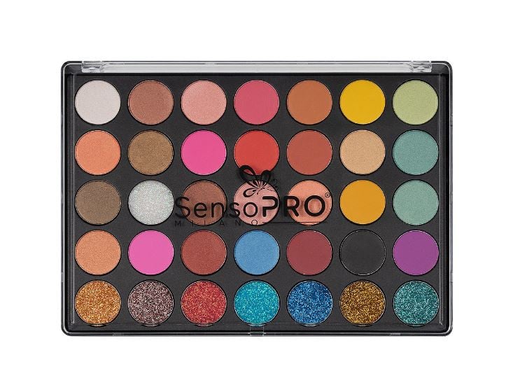 Trusa machiaj, SensoPro, Palette Di Ombretti, 35 Colors, Party Time - 2 | YEO