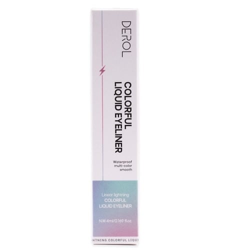 Tus de ochi colorat, Derol, Eyeliner lichid, 02 Lemon Yellow, 4 ml - 1 | YEO