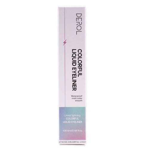 Tus de ochi colorat, Derol, Eyeliner lichid, 07 Dark Violet, 4 ml - 1 | YEO