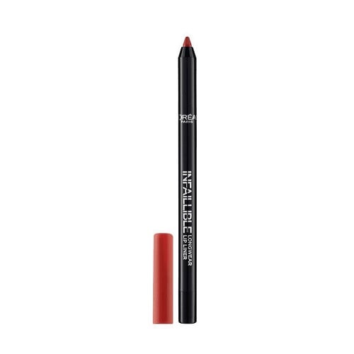 Creion Contur Buze, Loreal Paris, Infaillible Longwear, 711 Invincible Red