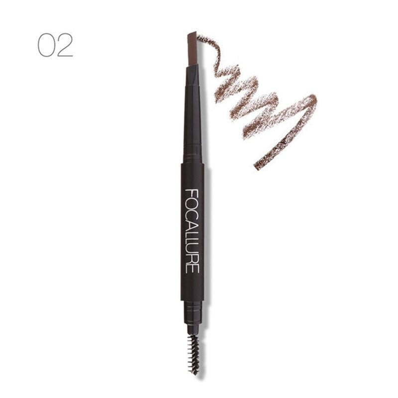 Creion sprancene Focallure Auto Brows Pen, 02 Brown - 3 | YEO