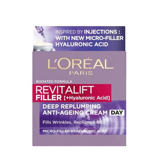 Crema de zi, Loreal, Revitalift Filler, Hyaluronic Acid, 50 ml - 2 | YEO