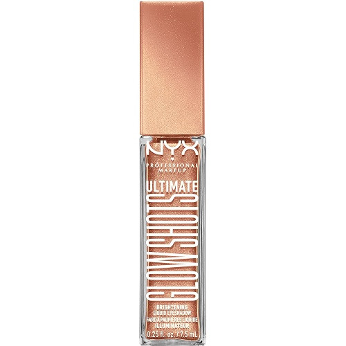 Fard de Pleoape Lichid, Stralucitor, NYX Professional Makeup, Ultimate Glow Shots, 08 Twisted Tangerine, 7.5 ml - 2 | YEO