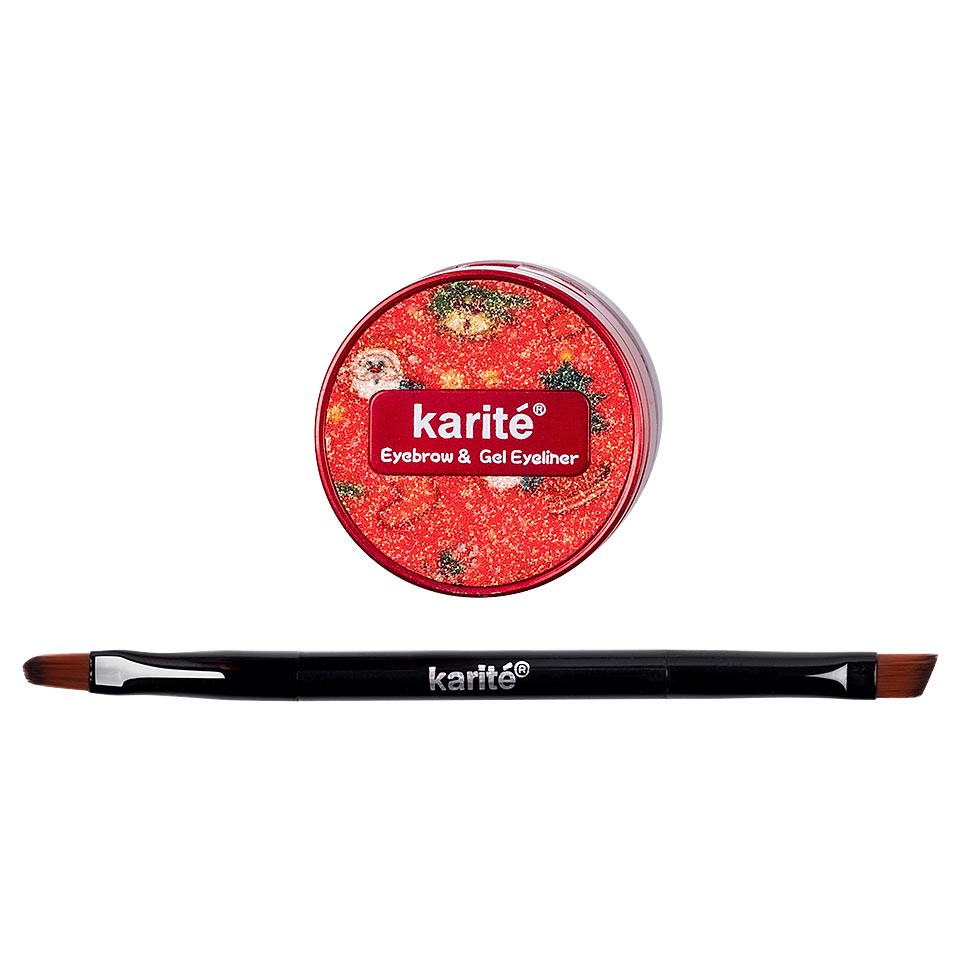 Gel sprancene cu pensula, Karite, Christmas Edition, Brown - 1 | YEO