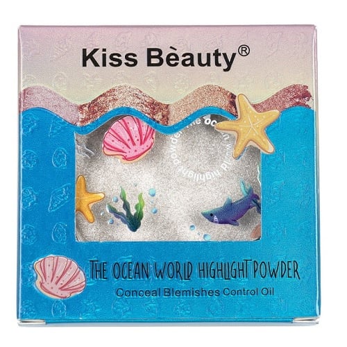 Iluminator, Kiss Beauty, The Ocean World Highlight, 01, 4 g - 1 | YEO