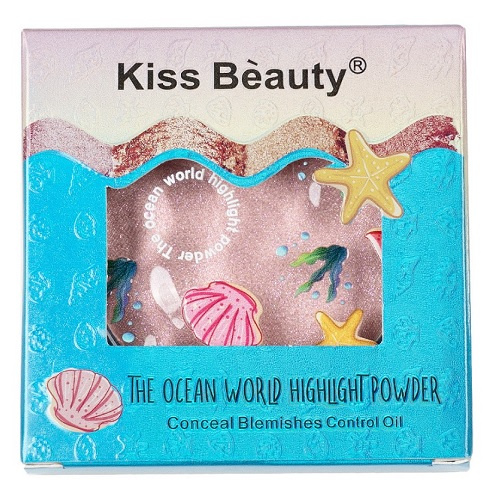 Iluminator, Kiss Beauty, The Ocean World Highlight, 03, 4 g - 1 | YEO