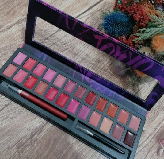 Paleta 24 rujuri de buze, Beinina, Lip Mixology Palette - 1 | YEO