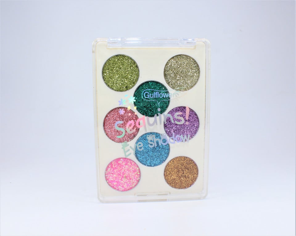 Paleta fard de ochi, Gulflower, Glitter Sequins, 03 - 1 | YEO