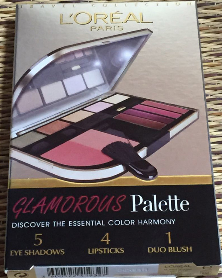 Paleta machiaj cadou Loreal Glamorous Palette Fard/Ruj/Blush - 1 | YEO