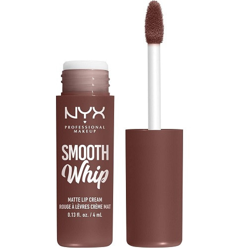 Ruj de Buze Lichid Mat, NYX Professional Makeup, Smooth Whip Matte, 17 Thread Count, 4 ml - 1 | YEO