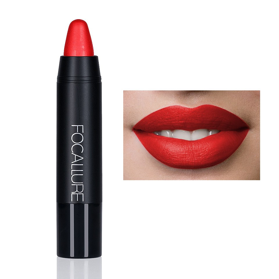 Focallure Ruj de buze mat Lip Crayon 01 Cardinal