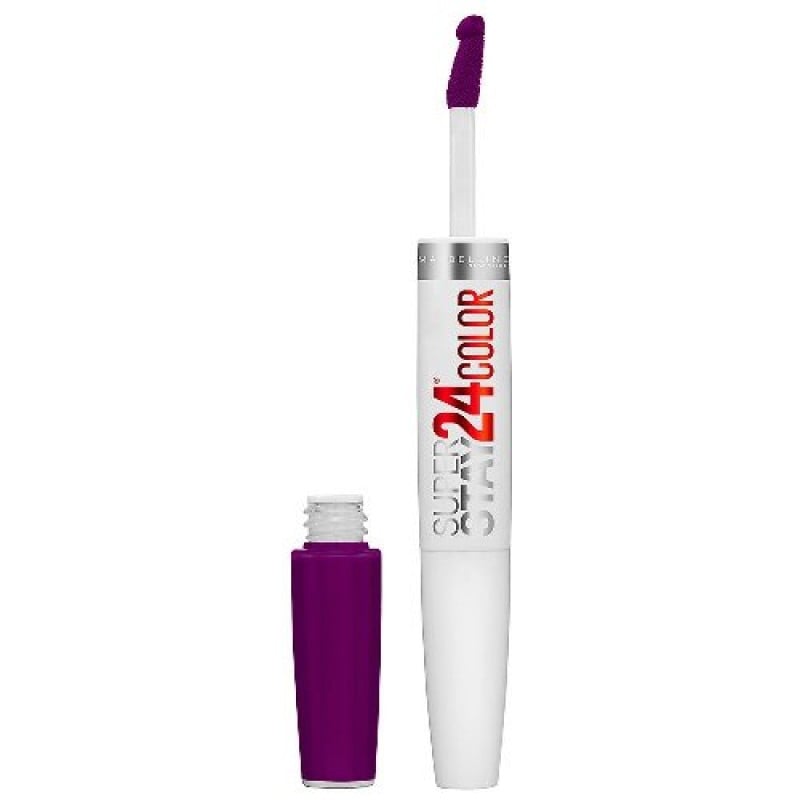 Ruj de buze rezistent la transfer Maybelline Superstay 24H 363 All Day Plum