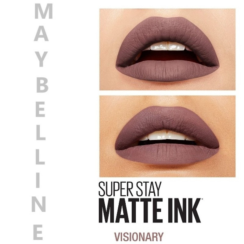 Ruj de buze rezistent la transfer Maybelline Superstay Matte Ink 95 Visionary - 1 | YEO