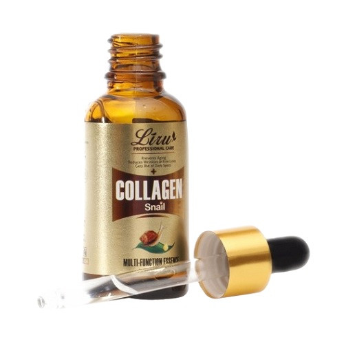 Ser de fata cu colagen pur si extract de melc, Liru, Collagen Snail, 30 ml - 1 | YEO