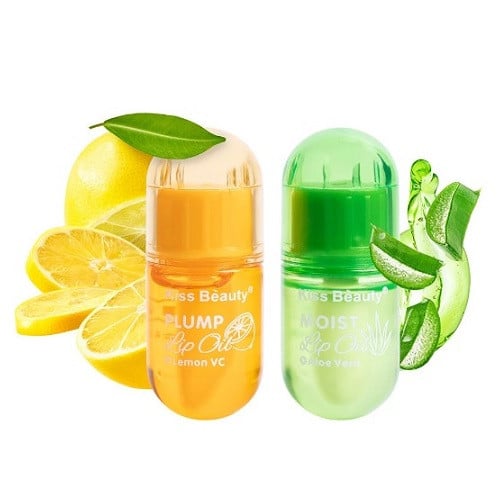 Set 2 Luciuri de Buze, Hidratare si Volum, Kiss Beauty, Plump, Lemon and Aloe Vera - 3 | YEO