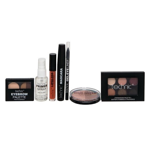 Set de machiaj, Technic, Glam Goals Makeup Kit, 7 produse