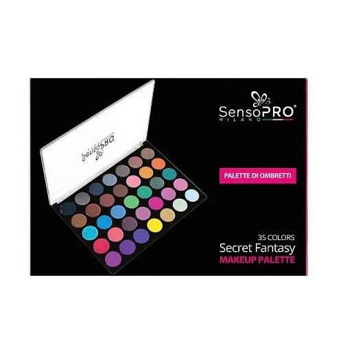 Trusa farduri, SensoPro, Palette Di Ombretti, 35 Colors, Secret Fantasy - 1 | YEO