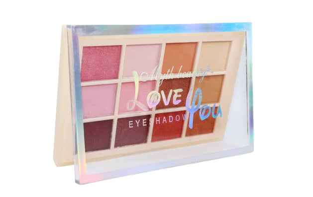 Trusa machiaj paleta farduri de ochi, Myth Beauty, Love You, 12 culori - 2 | YEO