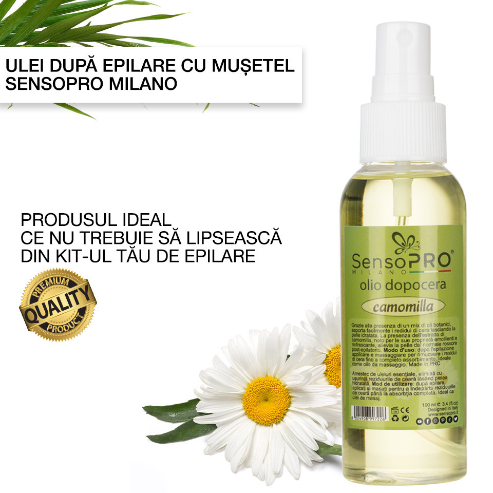Ulei dupa epilare Senso Pro Milano cu Musetel , 100ml - 1 | YEO